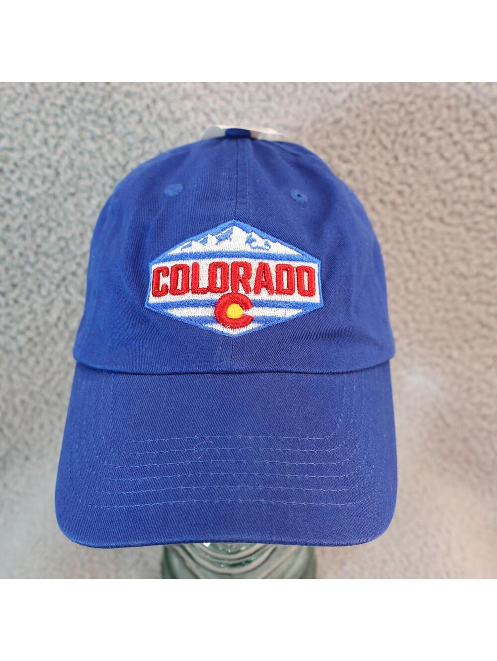 Colorado Dad Hat Cap Blue Strap back Patch Embroider